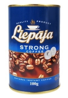Изображение Кофе растворимый "Liepaja Strong" 100g