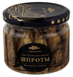 Picture of Sprats In Oil "Amberfish",250g