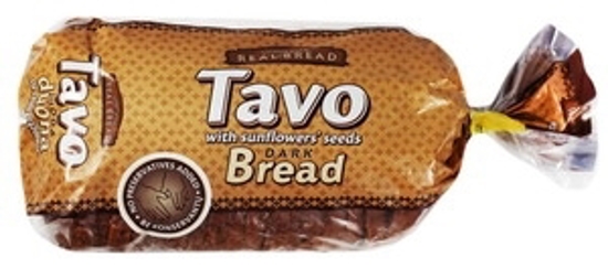 Изображение Хлеб черный с семечками "Tavo" 700g