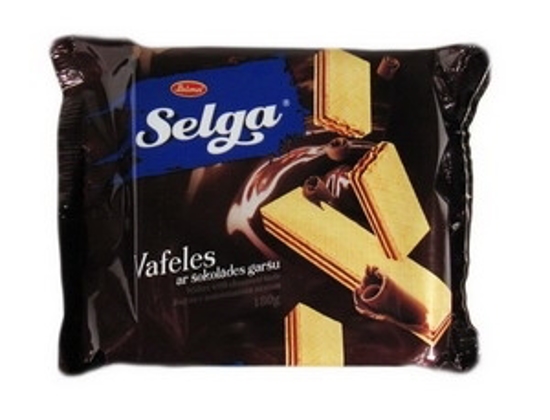 Изображение Wafers "Selga" With Chocolate 180g