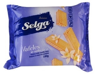Picture of Wafers "Selga" With Vanilla Taste 180g