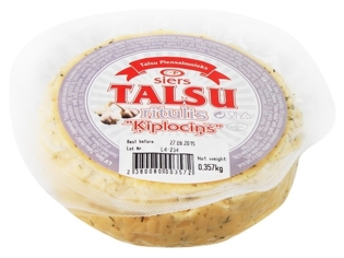 Изображение Сыр "Talsu Rutilis" с чесноком 350g