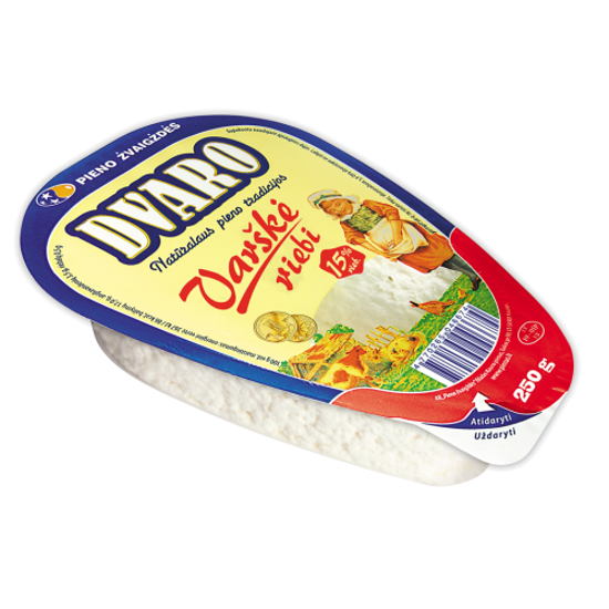 Picture of Dvaro Cottage Cheese 15% Fat 250g