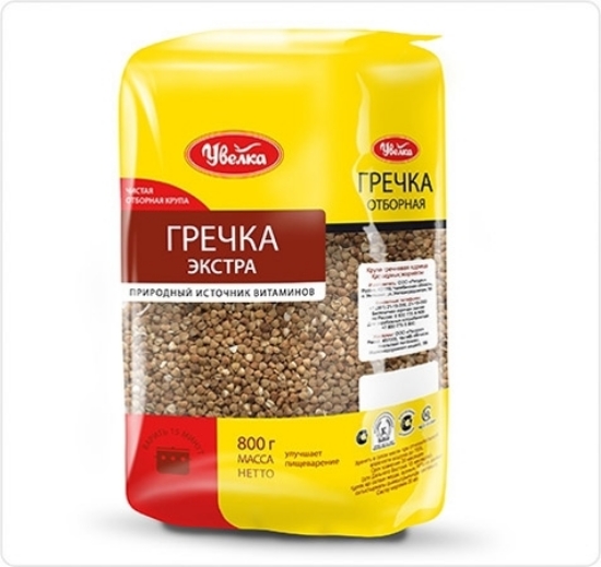 Uvelka Buckwheat 800g Russian Food Online Shop "Babushka"