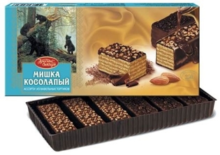 Picture of Waffers Cakes "Mishka Kosolapyj" 250g