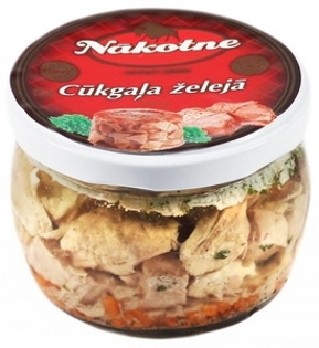 Picture of Pork Slices In Gelatin "Cukgala Zeleja", Nakotne 180g