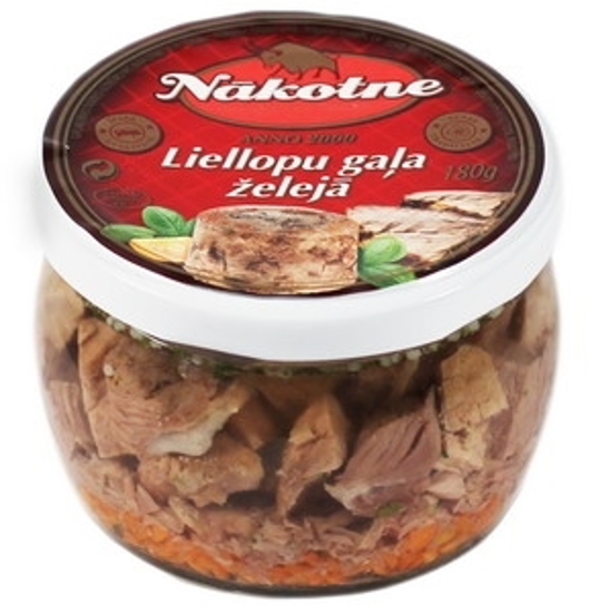 Picture of Beef Slices In Gelatin "Liellopu Gala Zeleja", Nakotne 180g