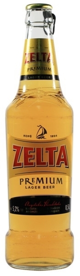 Picture of Beer "Aldaris Zelta Premium Lager" 5.2% Alc. 0.5L