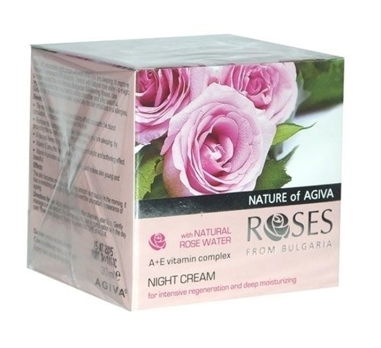 Picture of Roses Hydrating Rich Night Cream- With A+E Vitamin Complex and Natural Rose Water - 30ml