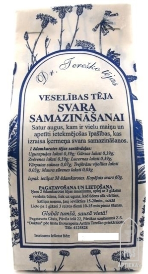 Picture of Dr.Tereško tea weight reduction 60g