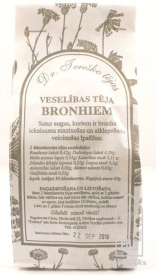 Picture of Dr.Tereško tea bronchi 60g