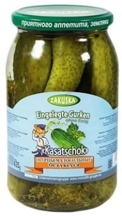 Picture of Pickled Cucumbers without Vinegar  900ml