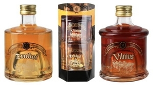 Picture of Honey Balsam "Vilnius" 25% Alc. 0.2L + "Trakai" 15% Alc. 0.25L
