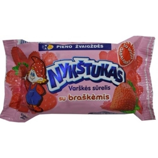 Picture of Nykstukas Curd Cheese Bar with Strawberry 100g