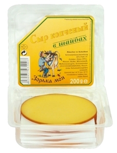 Picture of Smoked Cheese Slices "Zorka Moya" 200g