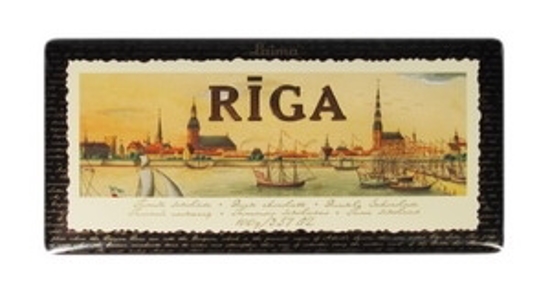 Picture of Dark Chocolate Bar "Riga", Laima 100g