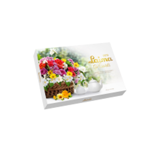 Picture of Laima Basket of Flowers Assorted Chocolate Sweets 190g