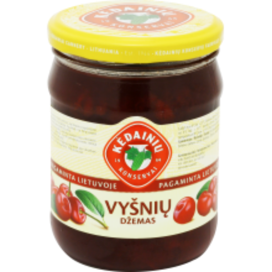 Kedainiu Konservai Cherry Jam 430g Russian Food Online Shop "Babushka"