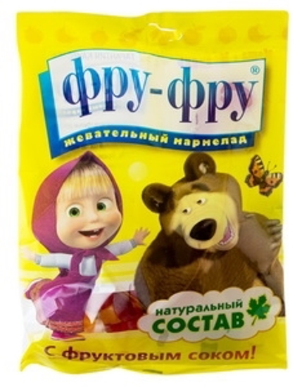 Изображение Жевательные конфеты "Маша и Медведь" 100g