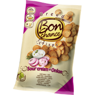 Picture of Bon Chance Bread Crisps with Sour Cream and Onion 110g