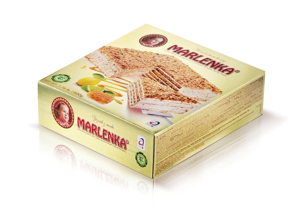 Marlenka Honey and Lemon Cake 800g - Russian Food Online Shop