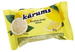 Picture of Curd, Glazed Cheese With Lemon "Karums" 45g
