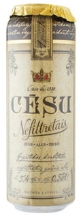 Изображение Пиво в банке "Cesu Nefiltretais" 5.4% Alc. 0.568L