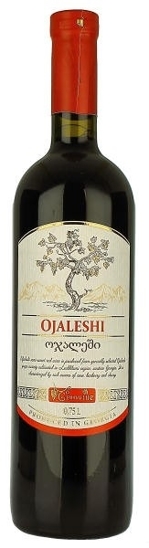 Изображение Красное полусладкое вино "Ojaleshi", Geowine 12.0% Alc. 0.75L