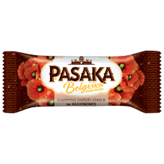 Picture of Pasaka Glazed Curd Cheese Bar with Poppy Seeds and Belgian Chocolate 40g