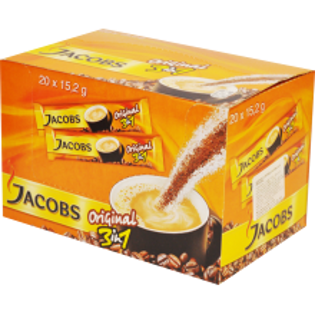 Изображение Jacobs 3in1 Растворимый Кофе  20x12.6g