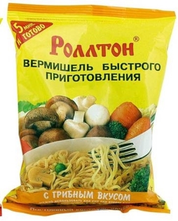 Picture of Rollton Mushroom Flavour Instant Noodles 60g