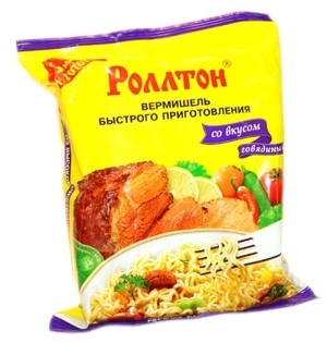 Picture of Rollton Beef Flavour Instant Noodles 60g
