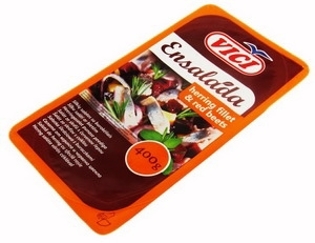 Изображение Salad With Herring Fillet & Red Beets "Ensalada", Vici  400g