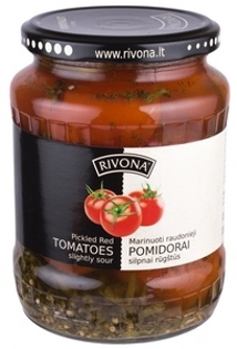 Picture of Tomatoes Red Marinated "Marinuoti Raudoni Pomidorai", Rivona 700g
