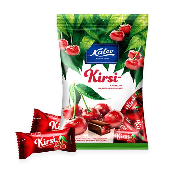 Picture of Kalev Kirsi Cherry Flavour Jelly Sweets 175g