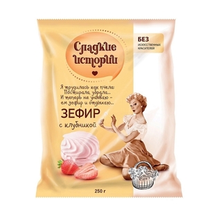 Picture of Zephyr Sweet Stories, with Strawberries, 250 gr.