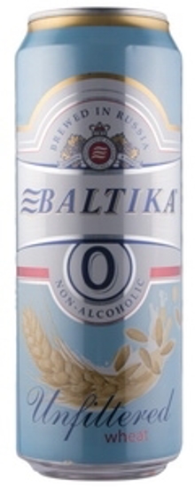 Picture of Beer "Baltika Unfiltered Wheat" 0.5% Alc. 0.45L