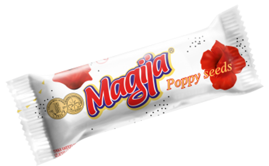Picture of Magija Glazed Curd Cheese Bar with Poppy Seeds 45g