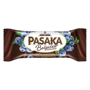 Picture of Pasaka Blueberry Glazed Curd Cheese Bar with Belgian Chocolate 40g