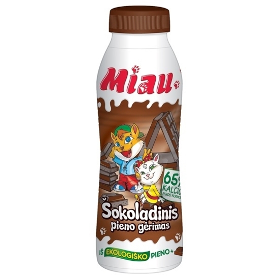 Изображение Молочный Шоколадный Напиток Мяу 450ml