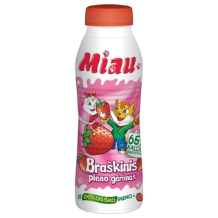 Picture of Strawberry Milk Drink Miau 450ml