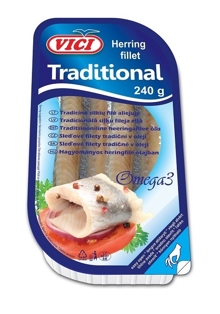 Picture of Herring Fillets "Traditional", Vici 240g