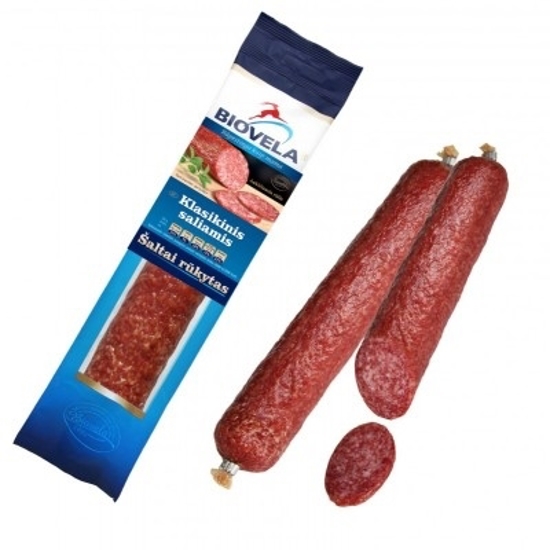 Picture of Sausage, Smoked "Klasikinis Saliamis", Biovela 200g