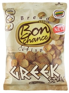 Изображение Сухарики "Bon Chance" со вкусом греческих специй 110g