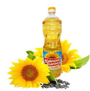 Picture of Unrefined Sunflower Oil "Kubanskaja Semechka"  0.5L