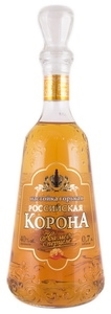 Picture of Vodka With Honey And Pepper Flavour In Glass Decanter "Russian Crown" 40% Alc. 0.7L