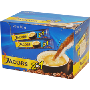 Изображение Jacobs 2in1 Instant Coffee 20x14g