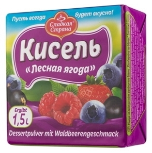 Picture of Kisel, Dried "Forestberries", Kubik 225g