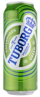 Изображение Пиво в банке "Tuborg" 4,6% Алк. 0.5L