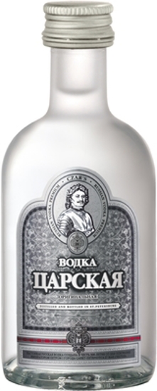 Picture of Tsarskaya vodka 40%, 0.05l (50 ml)